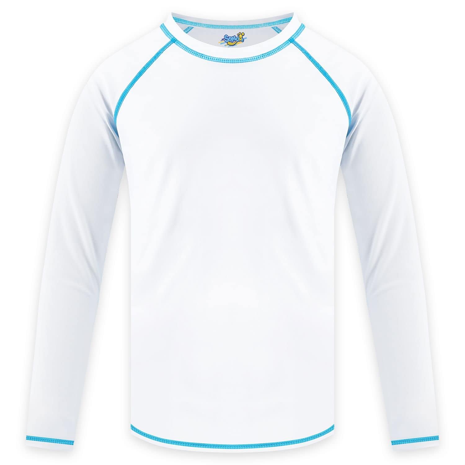 SemoisBoys' Rash Guard Long Sleeve UPF 50 Sun Shirts for Toddler Kids Rashguard Water Swimming