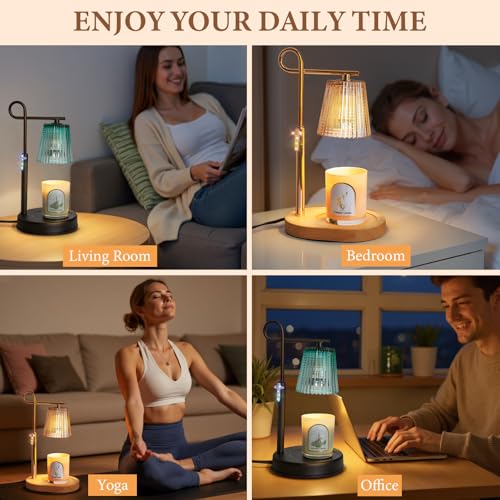 SHARE&CARE Candle Warmer Lamp with Timer & 4 Dimming Modes - Image 6