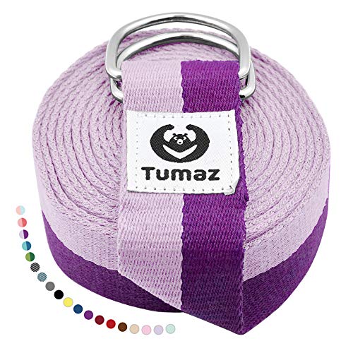 Tumaz Cotton Yoga Strap  10'/8'/6' 3 Year Warranty