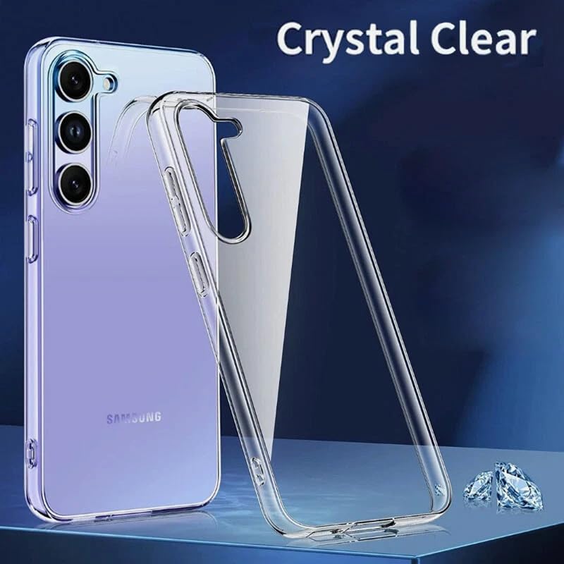 Image of DIZORO Compatible with Samsung Galaxy A34 5G Back Cover Case Clear,[ Anti Yellow ][Military Grade Protection] Hard PC Back Cover Transparent