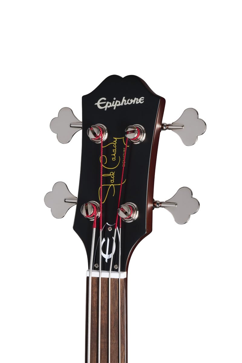 Amazon | Epiphone/Jack Casady Fretless Bass Aged Royal Tan