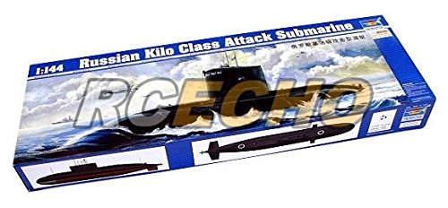 Maquette de sous-marin russe classe Kilo 1/144 Trumpeter P5903 aux détails d'orfèvre