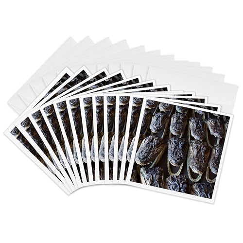 Carte de voeux Alligator Louisiane Nouvelle-orléans 3drose GC 90494