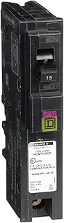 Square D by Schneider Electric Square D - HOM115PDFC Homeline Plug-On Neutral 15 Amp Single-Pole Dual Function (CAFCI and GFCI) Circuit Breaker,