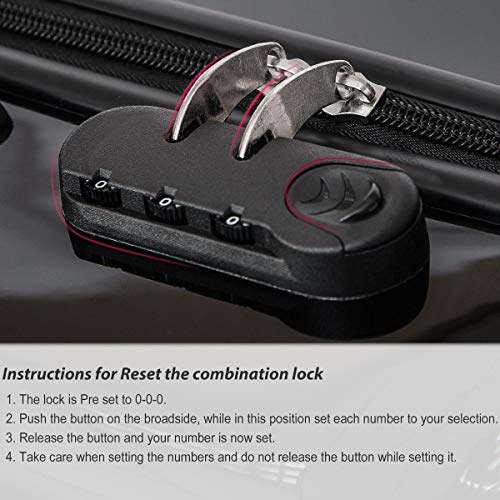 Flieks-3-Piece-Luggage-Set-Hardside-Suitcase-with-Spinner-Wheels