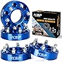 KSP F150 Wheel Spacers 6x135, 1.5'(38.1mm) Hubcentric Wheel Spacer Compatible with Ford F150 Expedition Lobo 2015-2022, Navigator 2015-2021, Forged 6 Lug M14x1.5 Studs 87mm Center Bore Blue 4PCS