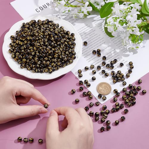 Perles en acrylique UNICRAFTALE pour fabrication de bijoux DIY - 5