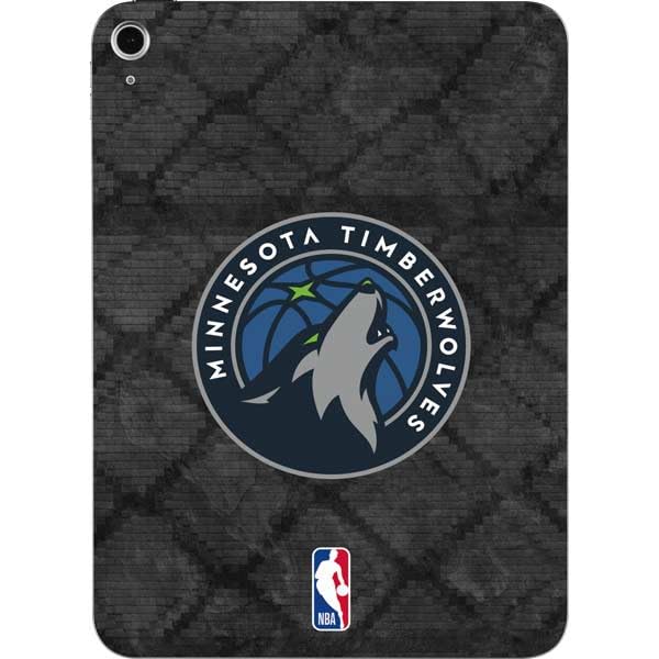 Skinit Decal Tablet Skin Compatible with iPad 11th Gen (2025) - Officially Licensed NBA Minnesota Timberwolves Dark Rust Design
