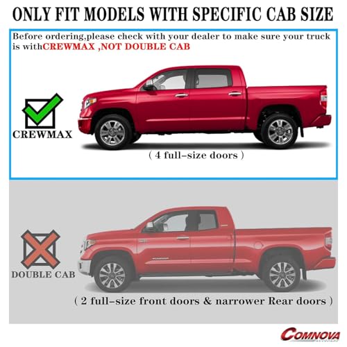 Image of COMNOVA Aluminum Running Boards for 2022-2026 Toyota Tundra CrewMax