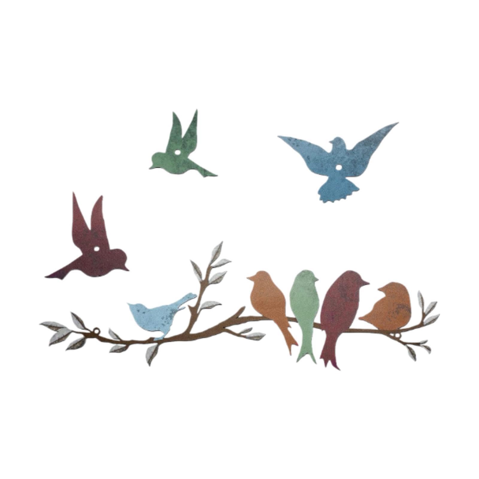 Birds Metal Wall Decor Wall Decoration for Farmhouse Backyard Indoor Outdoor-image-39