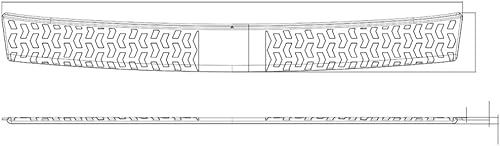 Miniatura 7 de RBP-014 Protector de parachoques trasero