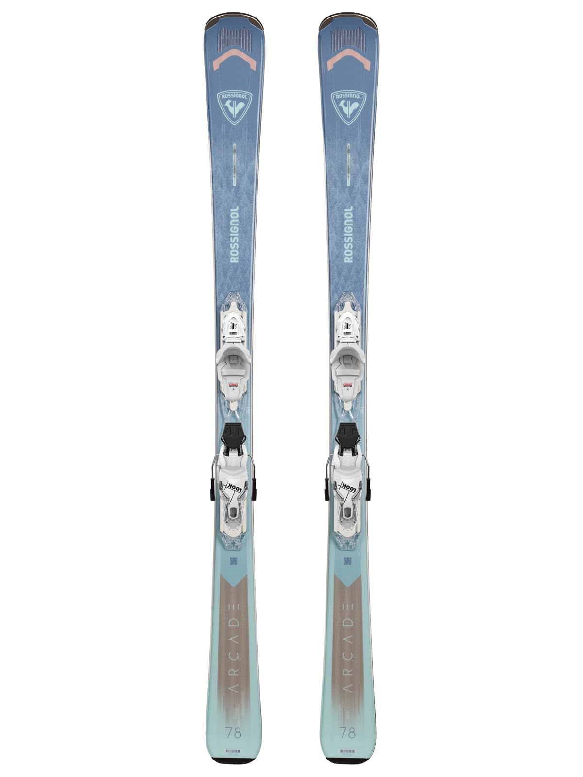 Rossignol Arcade 78° Xpress - Womens Downhill Skis with Bindings