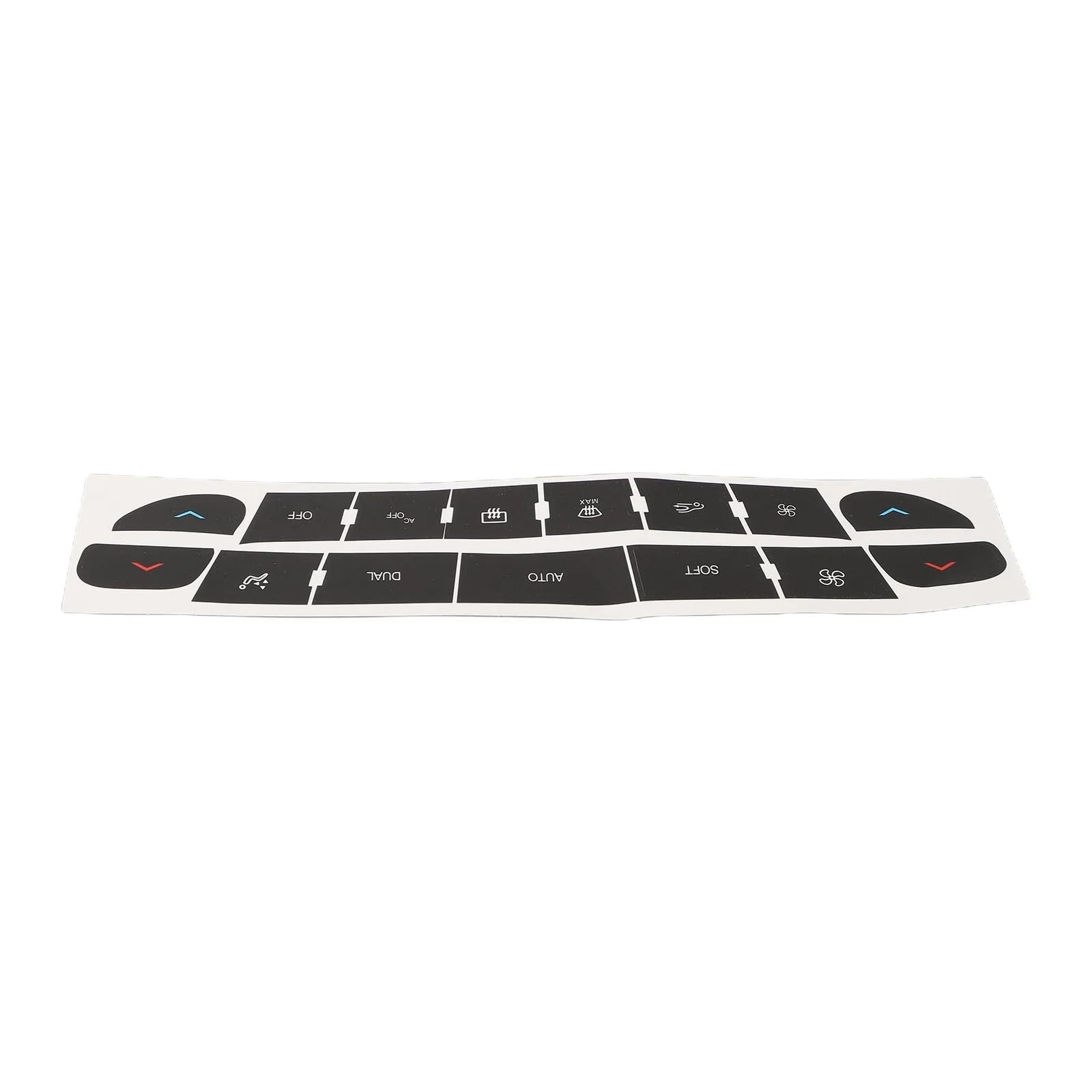 Wsbojxth One Color Repair Patch Compatible With Master Button Repair Decal Stickers Air Conditioning Button Repair Sticker Car Parts