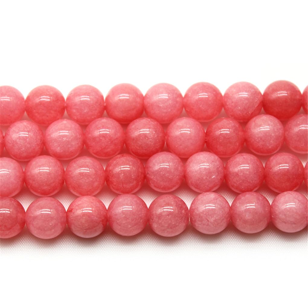 Perles pierre rouge naturelle de 15 pouces pour réparer et personnaliser vos vieux bijoux