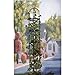 Luster Leaf 931 7.5-Foot Link-Ups Obelisk with 4 Embossed Rings, Black