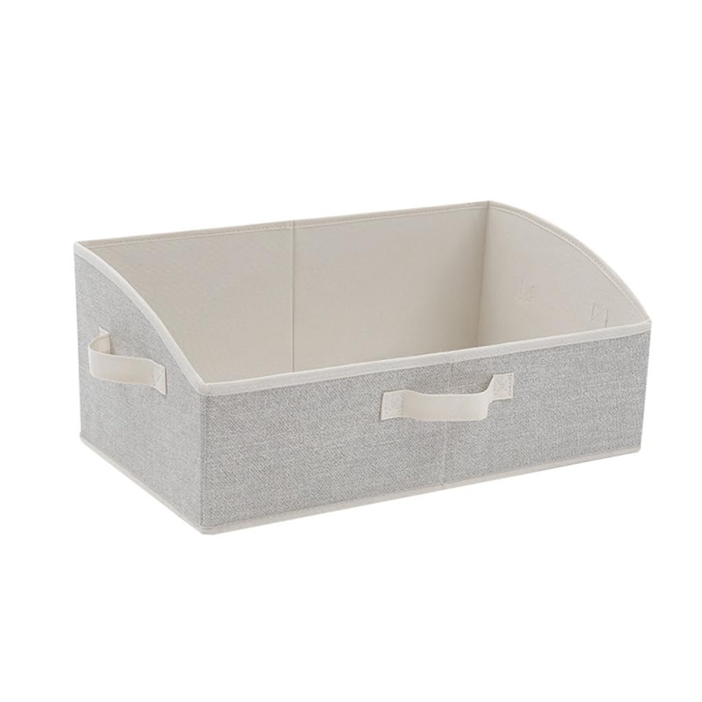 GMBYLBY Closet Organizers Bins Large Shelf With Handles Fabric Trapezoid Storage For Clothes