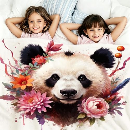 Couverture Polaire Grand Format 240 x 260 Décorative Panda