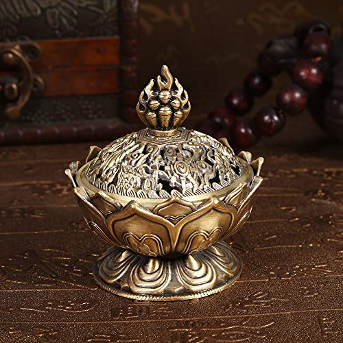 Incense Holder, Incense Burner Censer 6.9 X 7 Cm Classic Decor Decoration, Incense Burner(Bronze) #TOP1
