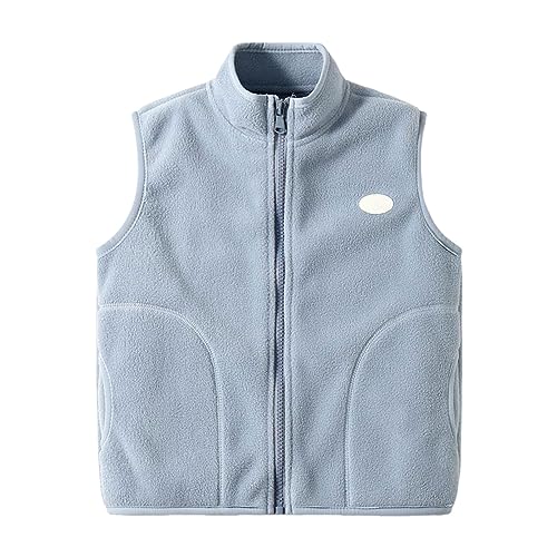 Baby Boys Girls Sleeveless Jacket Full Zipper Soft Vest Kids Fall Winter Waistcoat Outerwear with