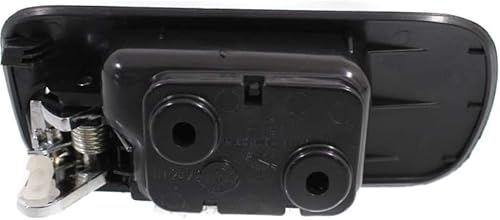 Miniatura 5 de KarParts360 Para Honda Civic - Manija de puerta interior delantera, bisel negro del lado del pasajero con palanca cromada (2001-2005)  Recorte todos