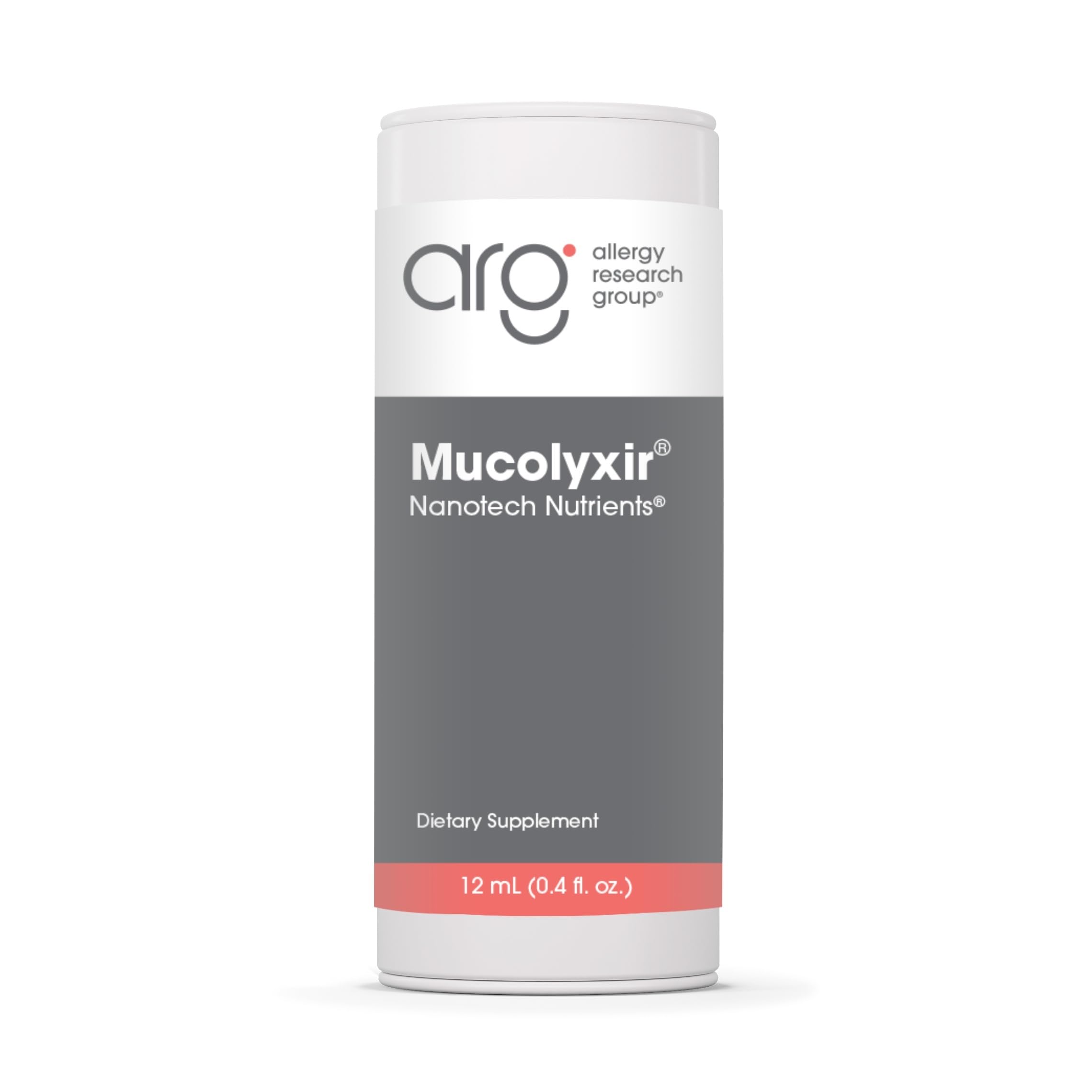 Allergy Research Group ARG Mucolyxir Salmon DNA Marine Extract Drops, 12 mL