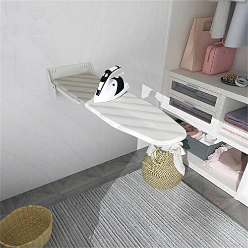 Wall Mounted Ironing Board Foldable Ironing Board With Turning Mechanism 180° Swivel Foldable Steam Iron Rest For Home, Apartment & Small Spaces, 37.4" X 7.55" Ironing Station #TOP26