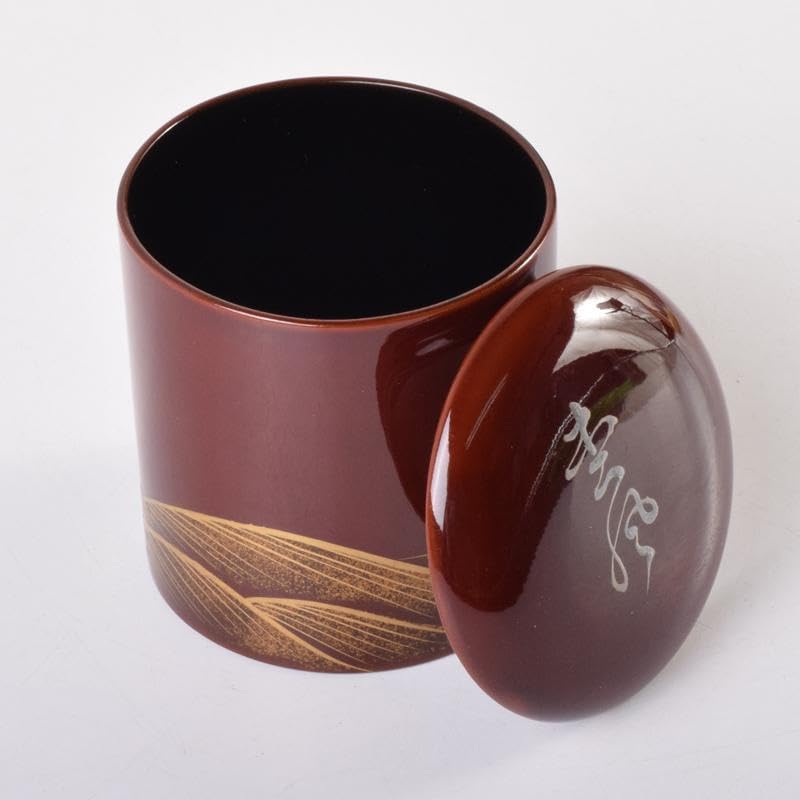 Amazon.co.jp: 茶道具 新井司峰造 圓能斉好 汐汲棗 共箱 V 7122