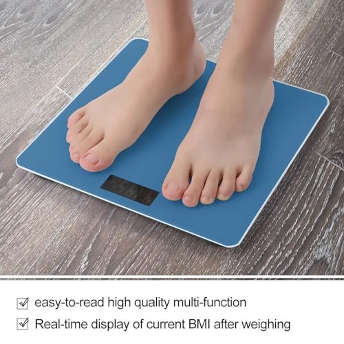 Báscula digital azul marino para peso corporal hasta 180 kg miniatura 5