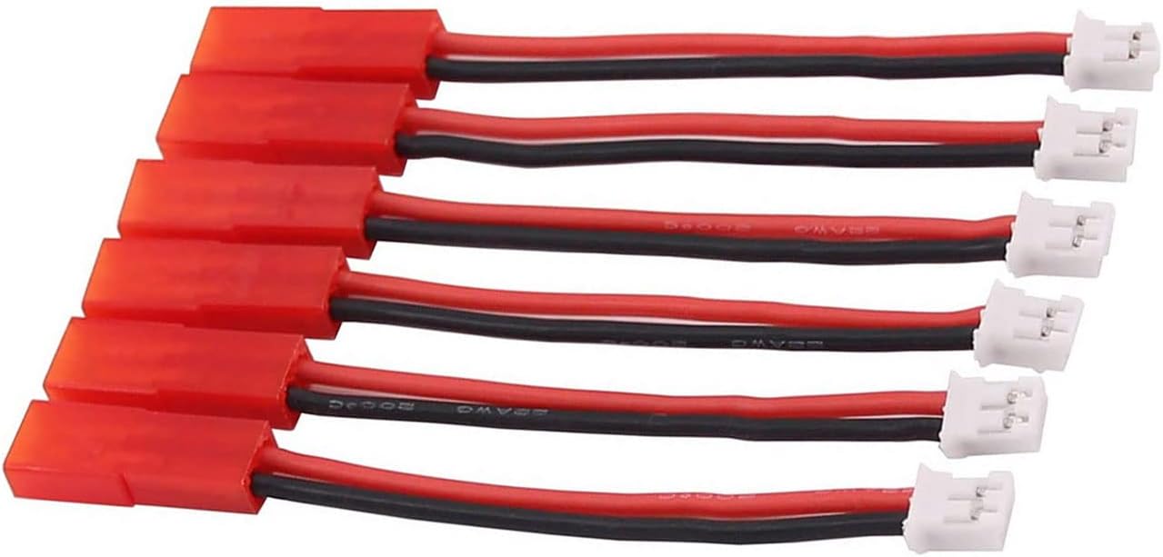 VUNIVERSUM 6 Pezzi JST A PH 2P 2.0 Per E-Flite 120 SR A Blade MCP-X (Ultra Micro) Lipo Cavo Adattatore Batteria - Foto 5