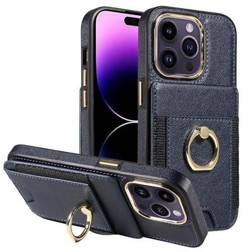Anneau rotatif 360° étui iPhone 14 Pro S. Tedazo avec porte-cartes