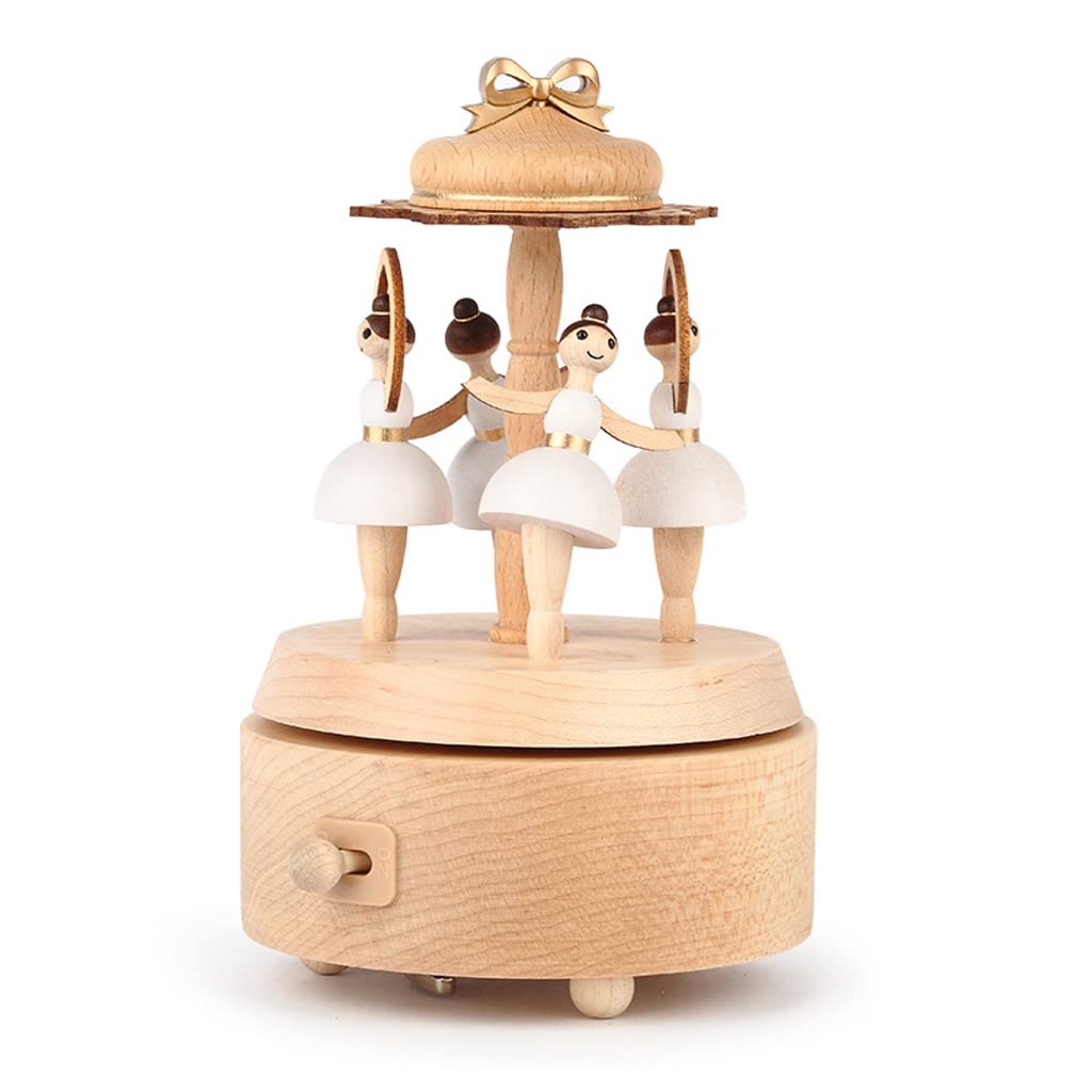Caja De MúSica Joyero Bailarina de Caja de música, Caja de música mecánica, Cajas de música for niñas Niños Cumpleaños Boda Regalos De Caja De MúSica Vintage para Navidad