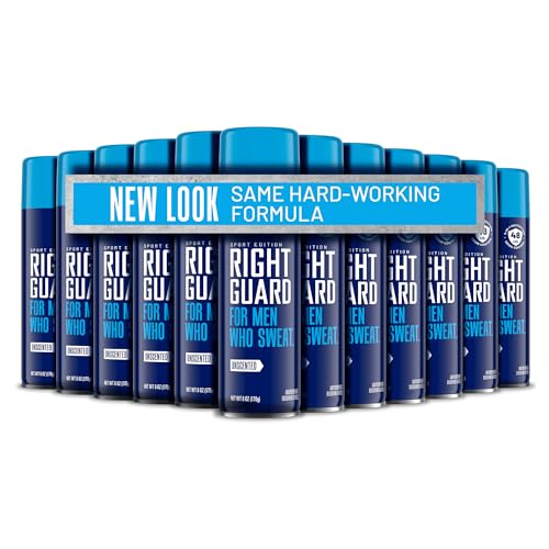 Right Guard Sport Unscented Antiperspirant & Deodorant Spray - 4-...