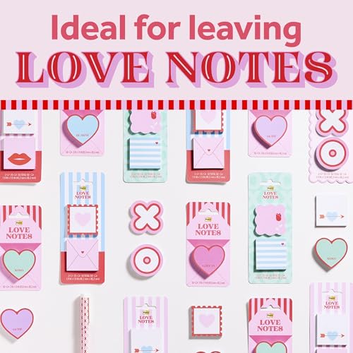 Post-it Sticky Notes, Heart, 2.6 x 2.6 in, 2 Pads, 75 Sheets Per Pad - image 8