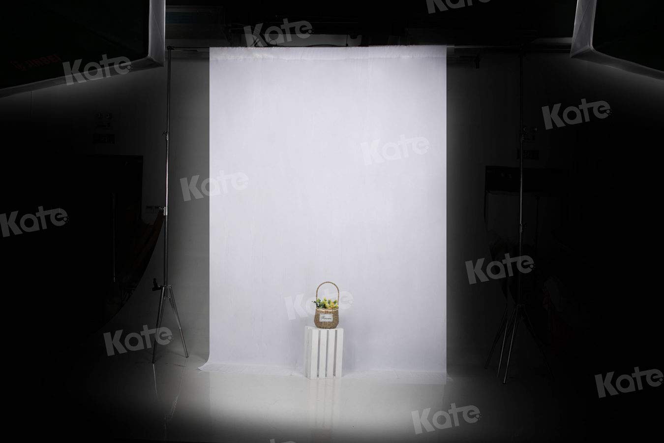 Amazon | Kate 2x3m 白 背景布 白い 背景纸 写真撮影用 背景布 装飾用