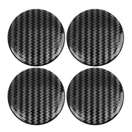 Enjoliveurs en résine transparente 65 mm finition cristal haute résistance pour jante