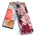 Produktbild Lavender1 Hülle für Samsung Galaxy M32 Hülle Schutzhülle Silikon Handyhülle Flexible TPU Silikonhülle Frische Blumen Crystal Clear 360 Schutzschale Bumper Mädchen Cover für Samsung M32 (H,M32)
