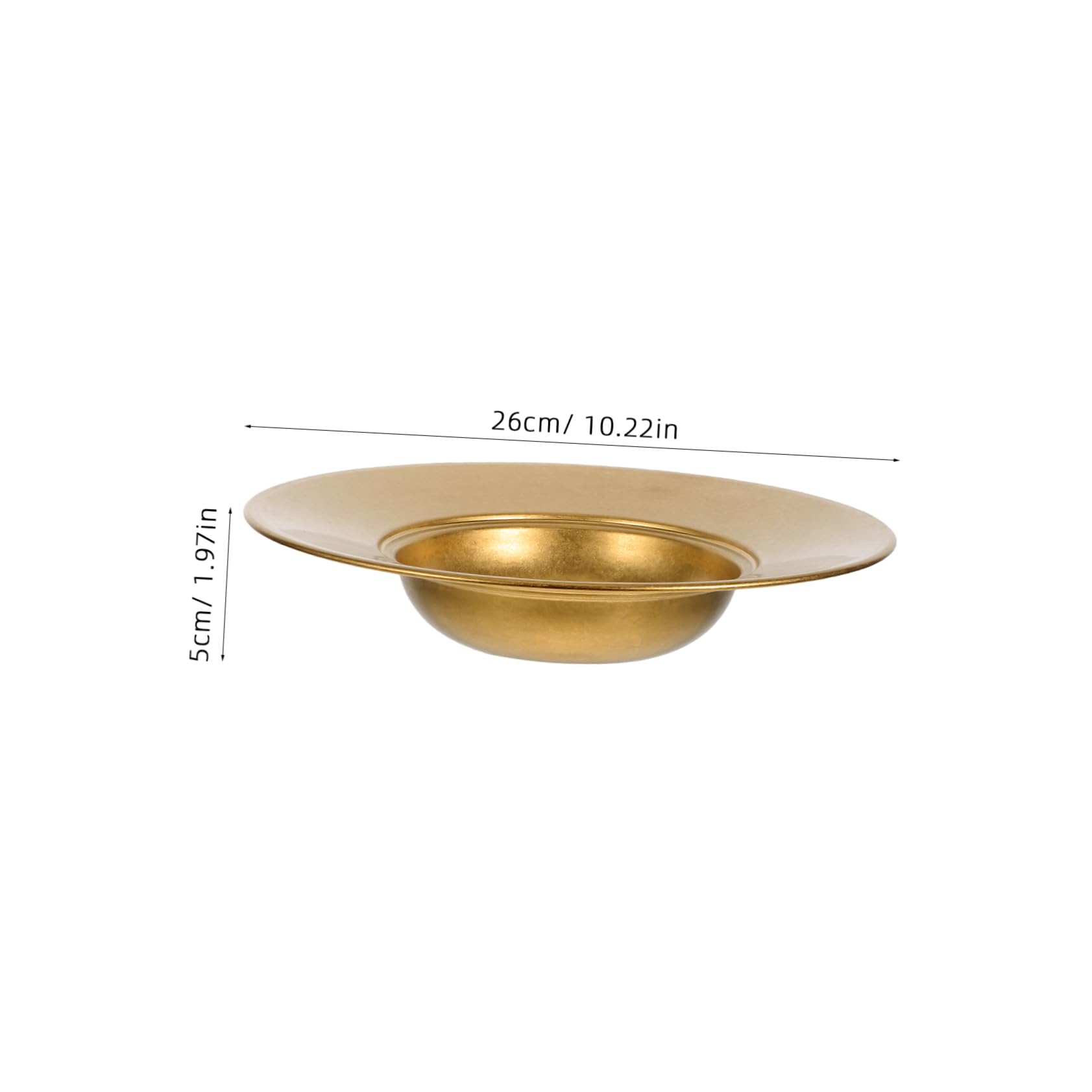 Mipcase Plato De Pasta De Acero Inoxidable Vintage Plato Profundo Para Servir Sopas Y Ensaladas Adecuadas Para La Cocina Italiana Y Los Postres Plato Profundo Ideal Para La Cocina