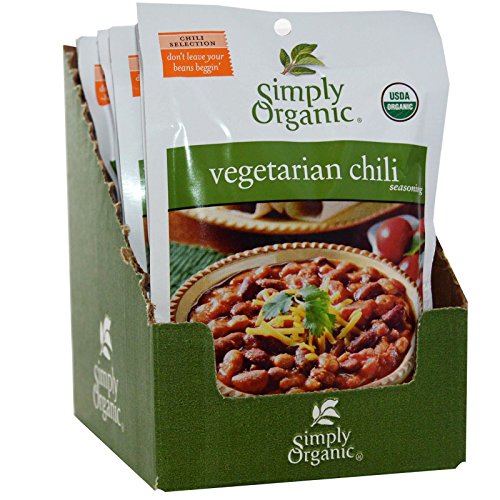 Simply Organic Vegetarian Chili, Certified Organic | 1 oz | Pack...