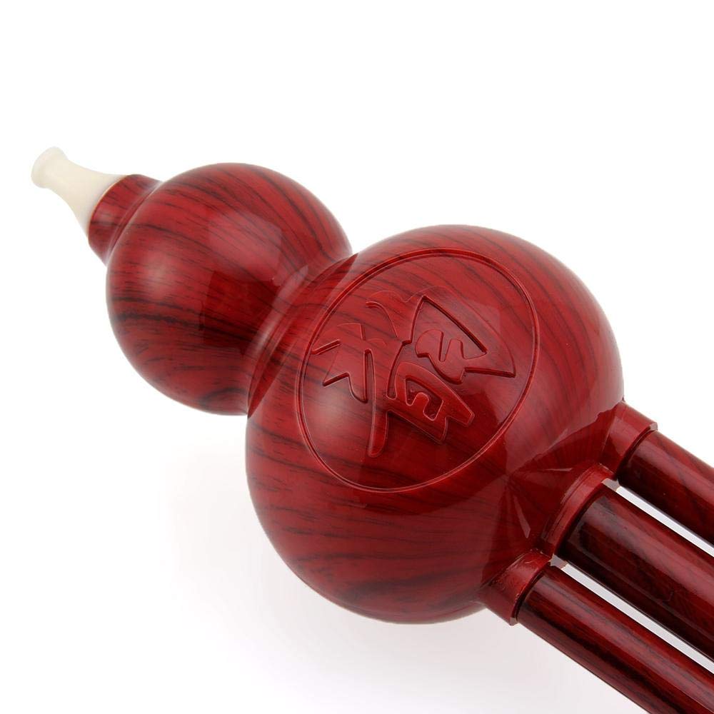 instrumento musical， Flauta tradicional china de calabaza Hulusi, cucurbitáceas, instrumento musical viento madera profesional en Do/Sib