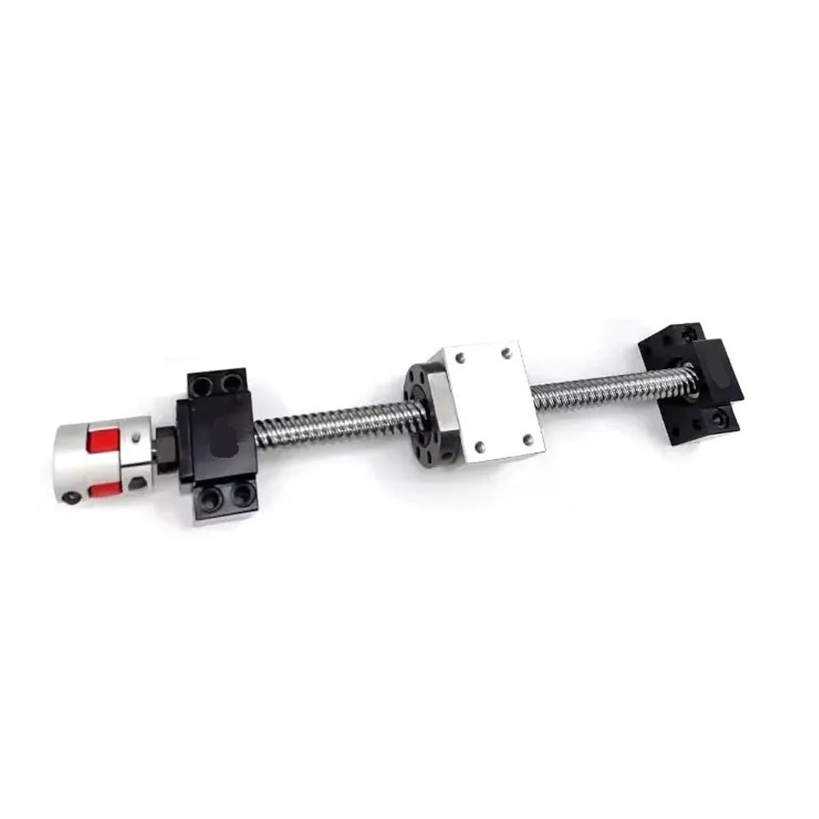 Zestaw Dużej Śruby Kulowej 25 Mm SFE2525 Z Obudową Nakrętki BSG2525H, Wspornikiem Końcowym BKBF20 I Łącznikiem(500mm)