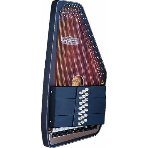 Oscar Schmidt OS11021AE Autoharp - Satin Brown Cover