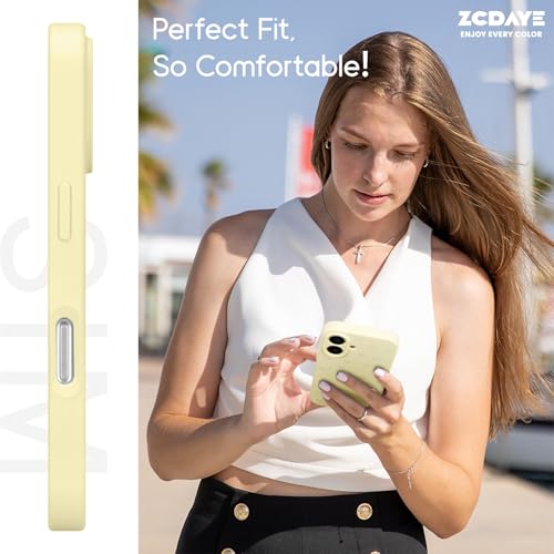 Coque silicone iPhone 17 jaune texture douce et protection durable de haute qualité