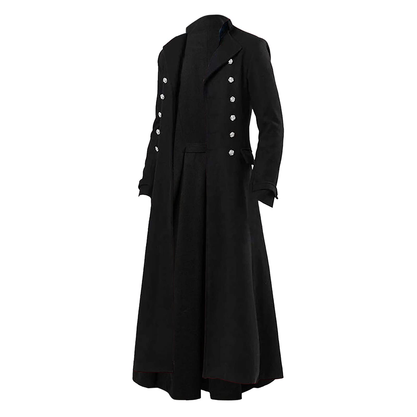 Veste Steampunk Homme Vintage Tailcoat Manteau Médiéval Vestes Victorienne Manteau Renaissance Veste Costume en Queue De Pie Longue Steampunk Uniforme Cosplay Tailcoat Costume Médiéval d'halloween