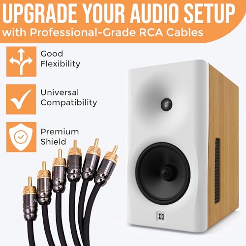 Câble audio stéréo Pro pour cinéma maison et home studio immersif 4,6m - 7