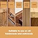 ​Furniture Clinic Wood Varnish | Gloss | Polyurethane Waterproof Coating | Water Based Clear Coat | Wood Sealer for Indoor & Outdoor Furniture | Perfect for Chairs, Tables, Cabinets | 500ml / 17 Oz