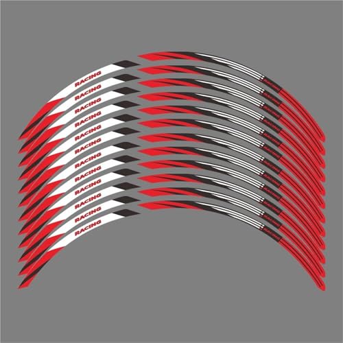 Autocollants de jante Ducati Multistrada V4 S Rosso habillage haut de gamme