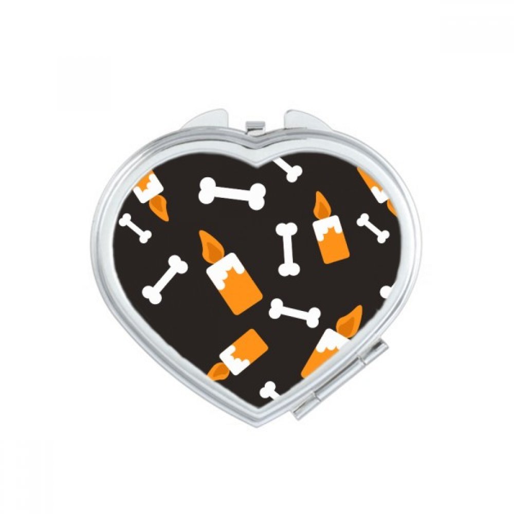 Miroir compact de maquillage avec double réflexion précise pour sac à main