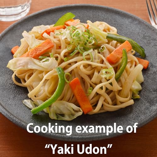 Image of Pocket Kitchen Ishimaru Premium Sanuki Udon Noodles - 600gram (300gram X 2) | Made in Japan | Highest Grade 100% Japanese Wheat | No Maida, No Preservatives, Not Fried but Dried, No MSG