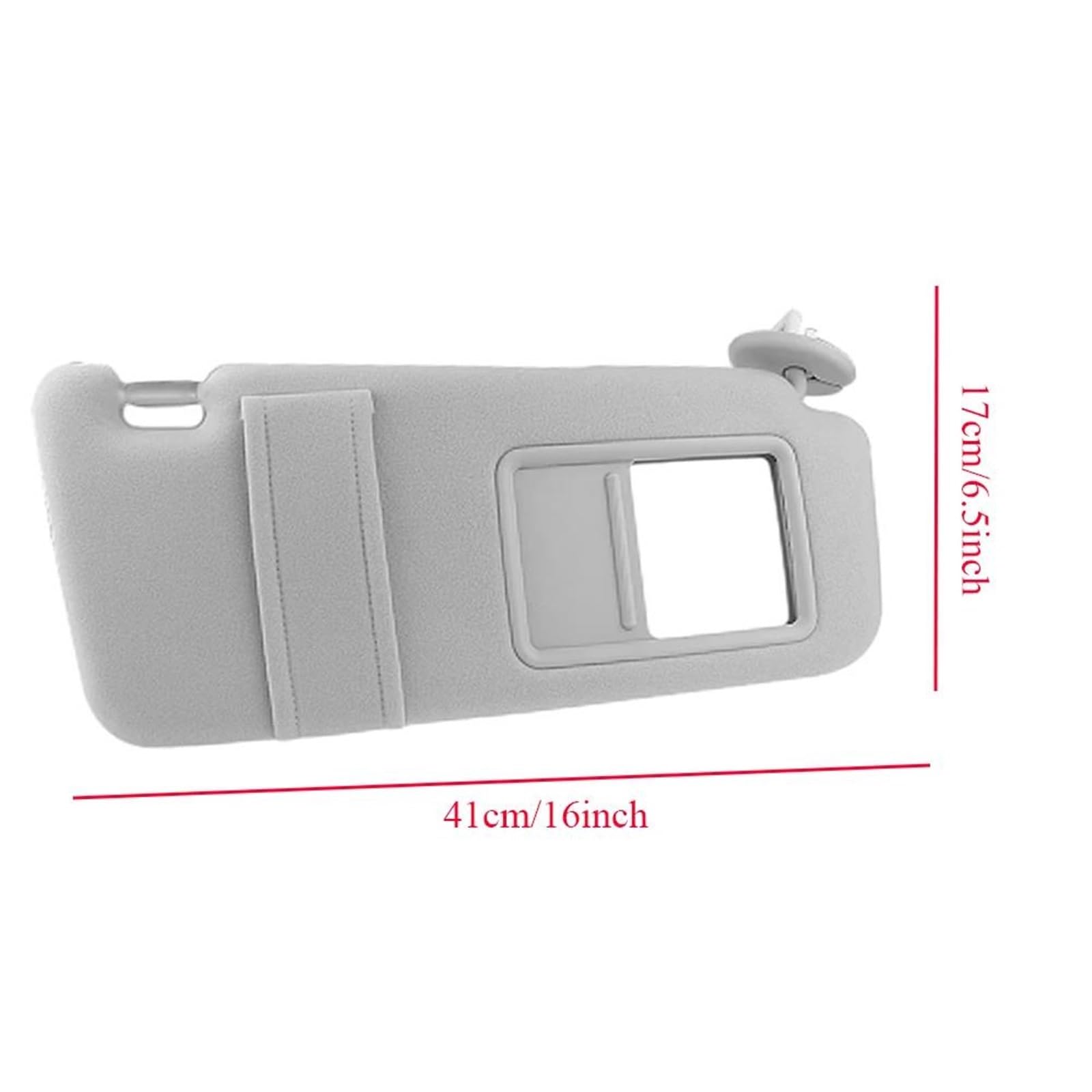 Auto-Sonnenblende Mit Spiegel Für Den Linken Fahrer 743200T022B1 Für Venza 2009 2010 2011 2012 2013 2014 2015 2016(Titanium Left)