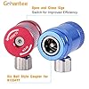 gohantee R1234yf Quick Couplers Adapters, High/Low Side Pressure Adapters, Valve Core Remover Fits for 1/4 inch AC Charging Hose Adjustable Fitting Car Air Conditioning AC Charging #3